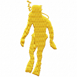 Sports Silhouette Embroidery Design 4